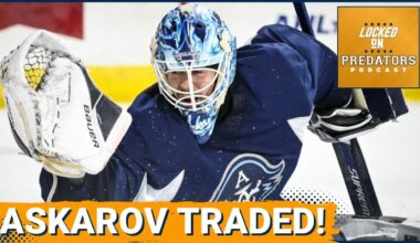 BREAKING NEWS: Nashville Predators Trade Yaroslav Askarov to San Jose Sharks