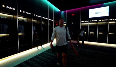 Recap: New Orleans Saints get first look newly-renovated locker room