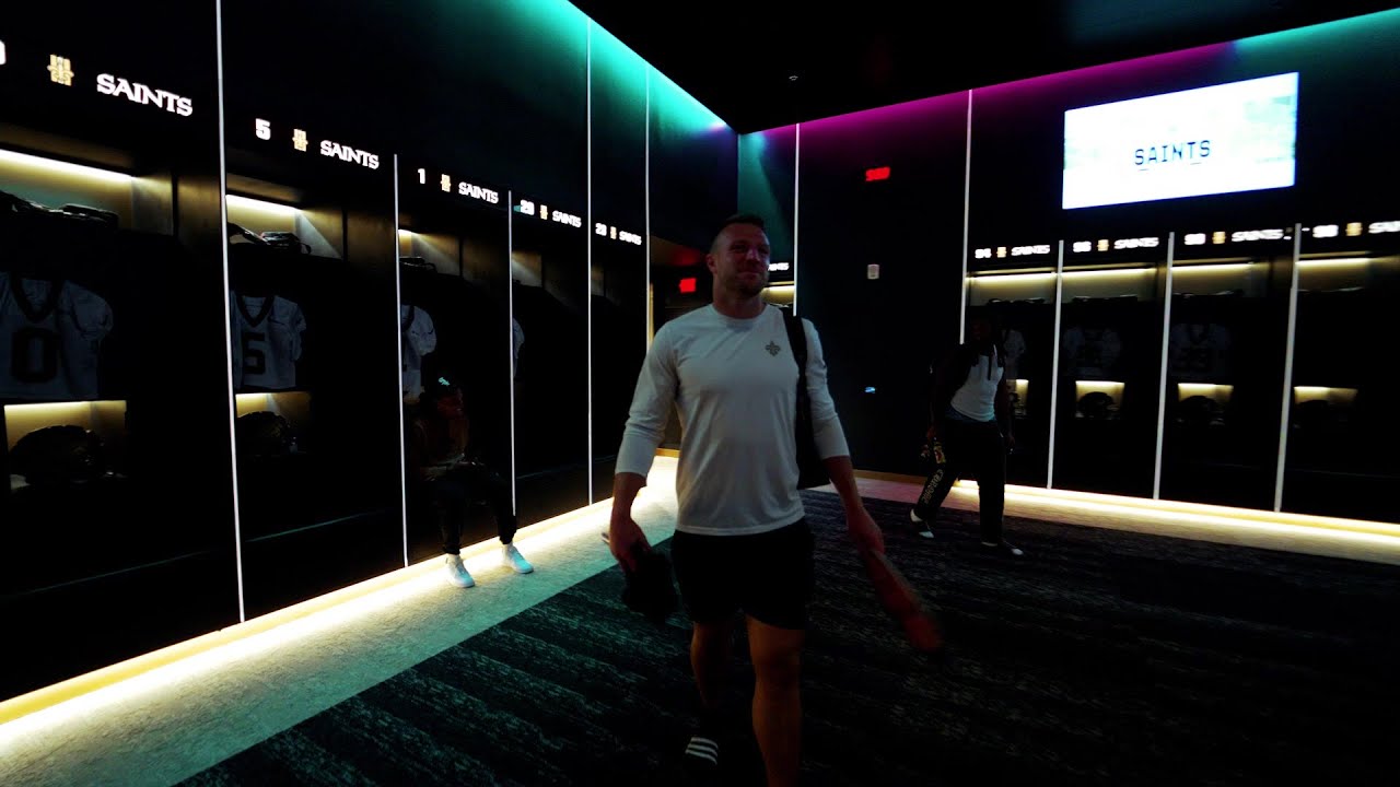 Recap: New Orleans Saints get first look newly-renovated locker room