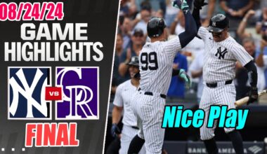 New York Yankees vs Colorado Rockies [FULL GAME] Highlights Aug 24, 2024 | Great Game Today !
