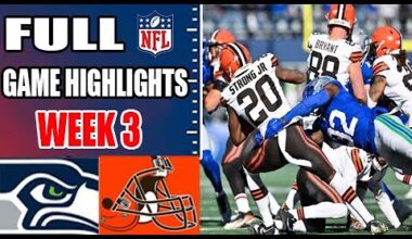 Cleveland Browns vs Seattle Seahawks Full Game WEEK 3 | NFL Highlights 2024