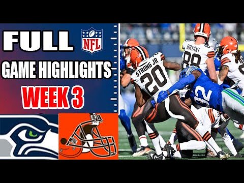 Cleveland Browns vs Seattle Seahawks Full Game WEEK 3 | NFL Highlights 2024