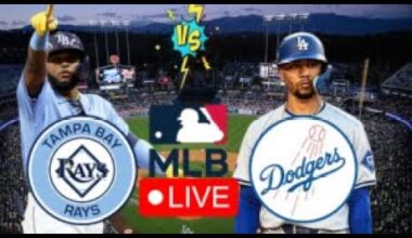 EN VIVO: TAMPA BAY RAYS VS LOS ANGELES DODGERS | DODGERS EN VIVO HOY | MLB LIVE | PLAY BY PLAY