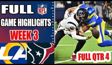 Texans vs Rams Aug 24, 2024 [4th Qtr] WEEK 3 | NFL Preseason 2024 | NFL Highlights