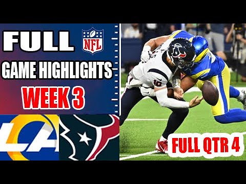 Texans vs Rams Aug 24, 2024 [4th Qtr] WEEK 3 | NFL Preseason 2024 | NFL Highlights
