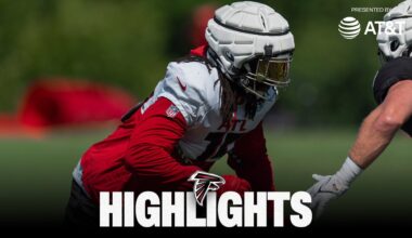 Highlights | Atlanta Falcons turn up the dial | 2024 AT&T Training Camp | NFL