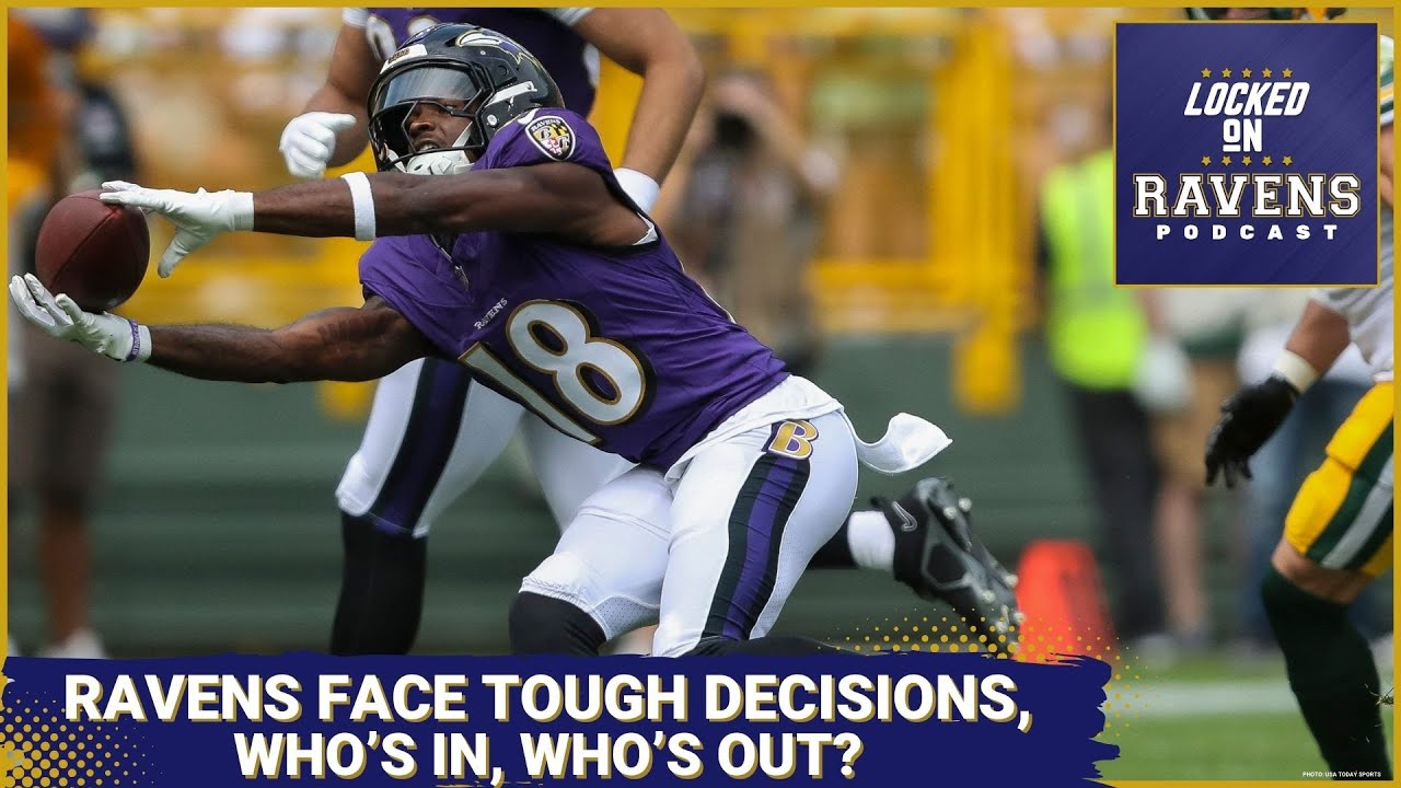 Baltimore Ravens faced with TOUGH roster decisions following 2024 preseason, who's in, who's out?