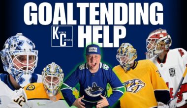 Canucks Goaltending HELP! #Canucks