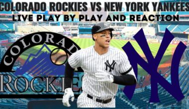 *LIVE* | New York Yankees Vs Colorado Rockies Play By Play & Reaction #mlb #baseball