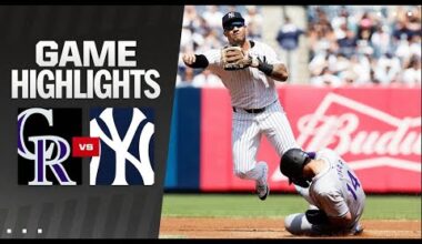 Rockies vs. Yankees Game Highlights (8/25/24) | MLB Highlights