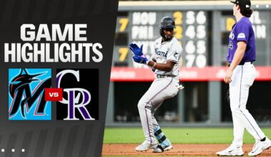 Marlins vs. Rockies Game Highlights (8/26/24) | MLB Highlights