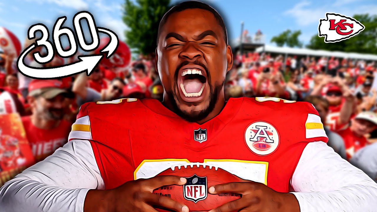 360° Video - NFL Training Camp Experience | Kansas City Chiefs