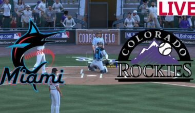🔴LIVE Baseball🔴 Miami Marlins vs Colorado Rockies/ August 26/ MLB EN vivo/MLB The show 2024