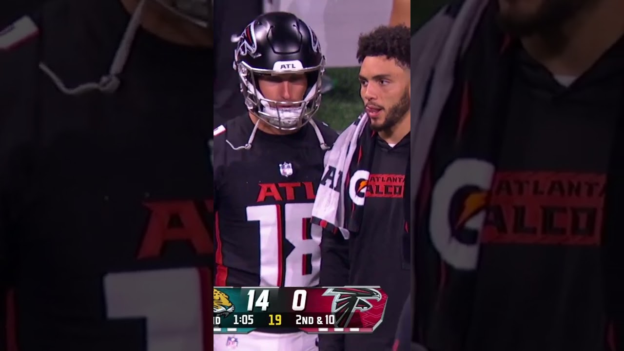 Not playing in the preseason, Kirk Cousins keeps that helmet on at the ready! #nfl #falcons #dadmode