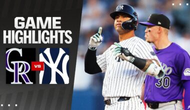Rockies vs. Yankees Game Highlights (8/23/24) | MLB Highlights