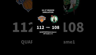 New York Knicks vs Boston Celtics Game 1 | 2027 ECSF