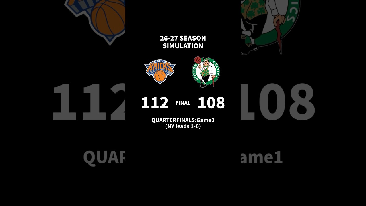 New York Knicks vs Boston Celtics Game 1 | 2027 ECSF