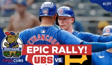 LATE MAGIC: Bethancourt Drives in 7, Chicago Cubs' rally in 9th to sweep Pirates | CHGO Cubs Podcast