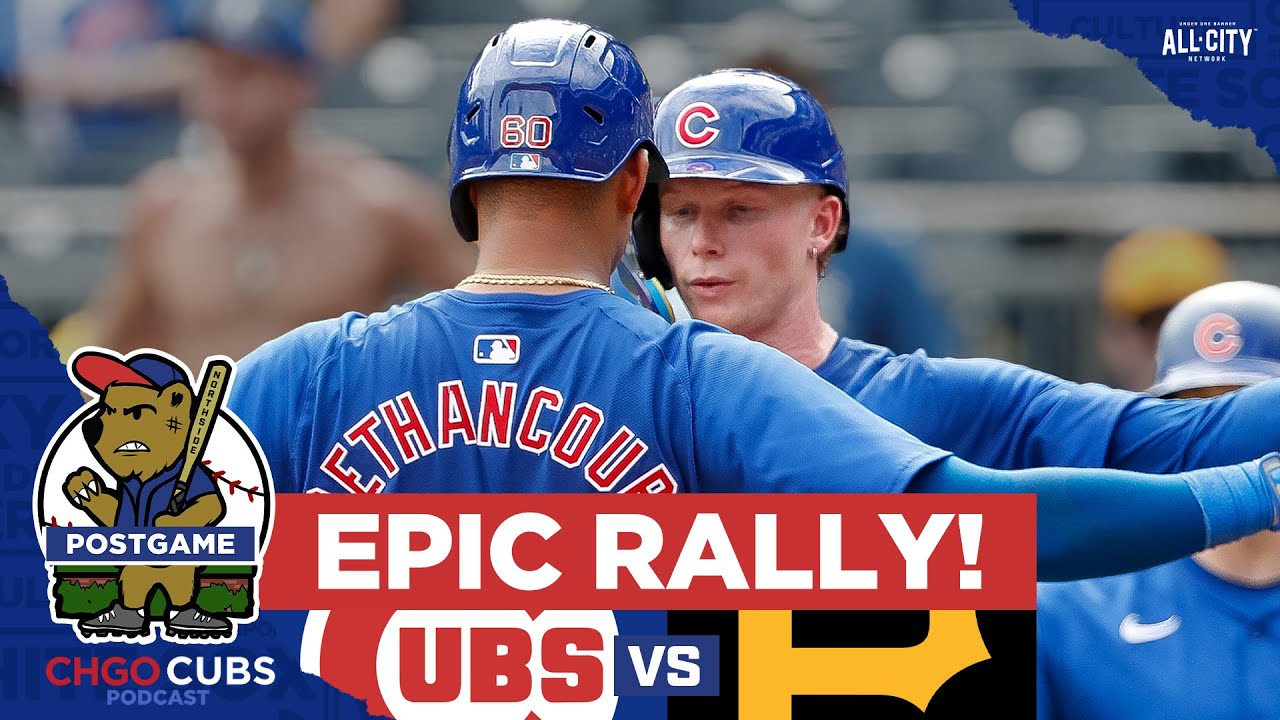 LATE MAGIC: Bethancourt Drives in 7, Chicago Cubs' rally in 9th to sweep Pirates | CHGO Cubs Podcast
