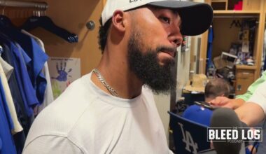 Dodgers Postgame: Teoscar Hernández discusses what Baltimore Orioles did tonight to have success.