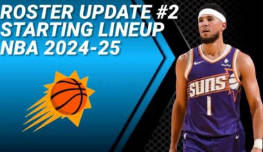 PHOENIX SUNS UPDATE No. 2 | POSSIBLE STARTING LINEUP 2024-2025