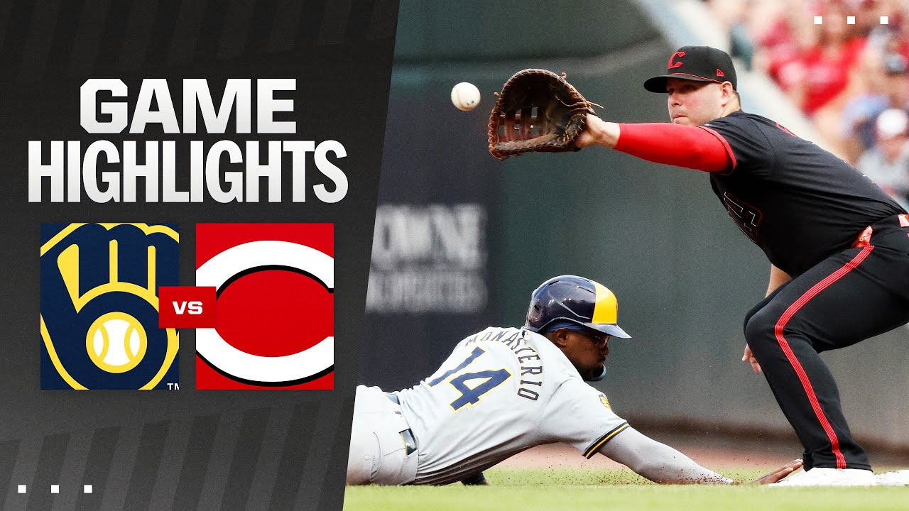 Brewers vs. Reds Game 2 Highlights (8/30/24) | MLB Highlights