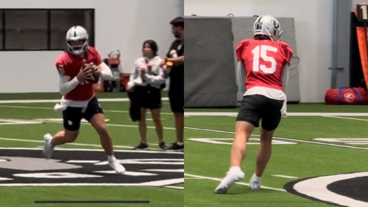 GARDNER MINSHEW SHOWCASES ROLL-OUT PASSING ABILITY; GIVES RAIDERS MOBILITY BOOST AT QUARTERBACK