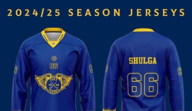 The Fife Flyers (🏴󠁧󠁢󠁳󠁣󠁴󠁿) have added an audio visualisation design on their home and away warmup jerseys of their fans chanting from last season