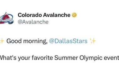 A tale of two central division social media admins beefing in the offseason… Avalanche & Stars