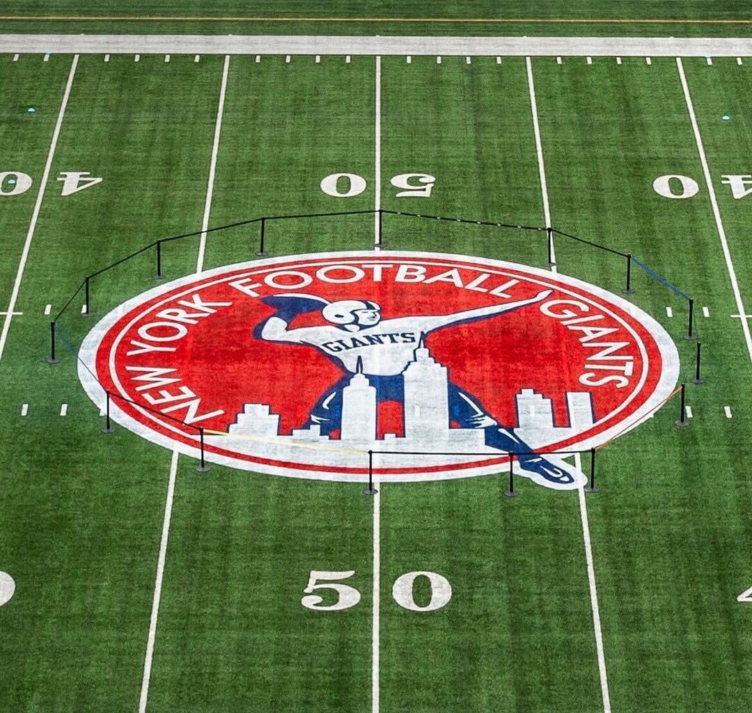 [Pompliano] The Giants midfield logo for week one is perfection