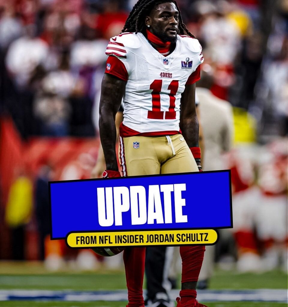 [Schultz] Sources: There is currently no trade in place for All-Pro WR Brandon Aiyuk to the #Steelers. 

I’m told the #49ers have had discussions in recent days regarding a potential Aiyuk trade with several teams, but as of this post -- nothing is finalized.