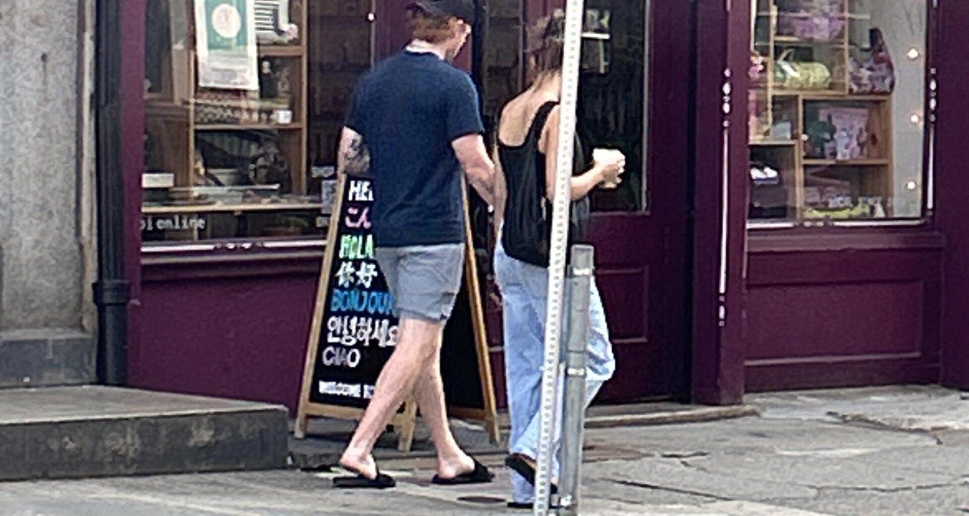 Saw Tippet downtown today