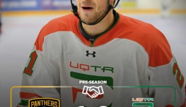 The Université du Québec à Trois-Rivières (🇨🇦) edge out the Nottingham Panthers (🏴󠁧󠁢󠁥󠁮󠁧󠁿) in a pre-season friendly among other UK preseason results