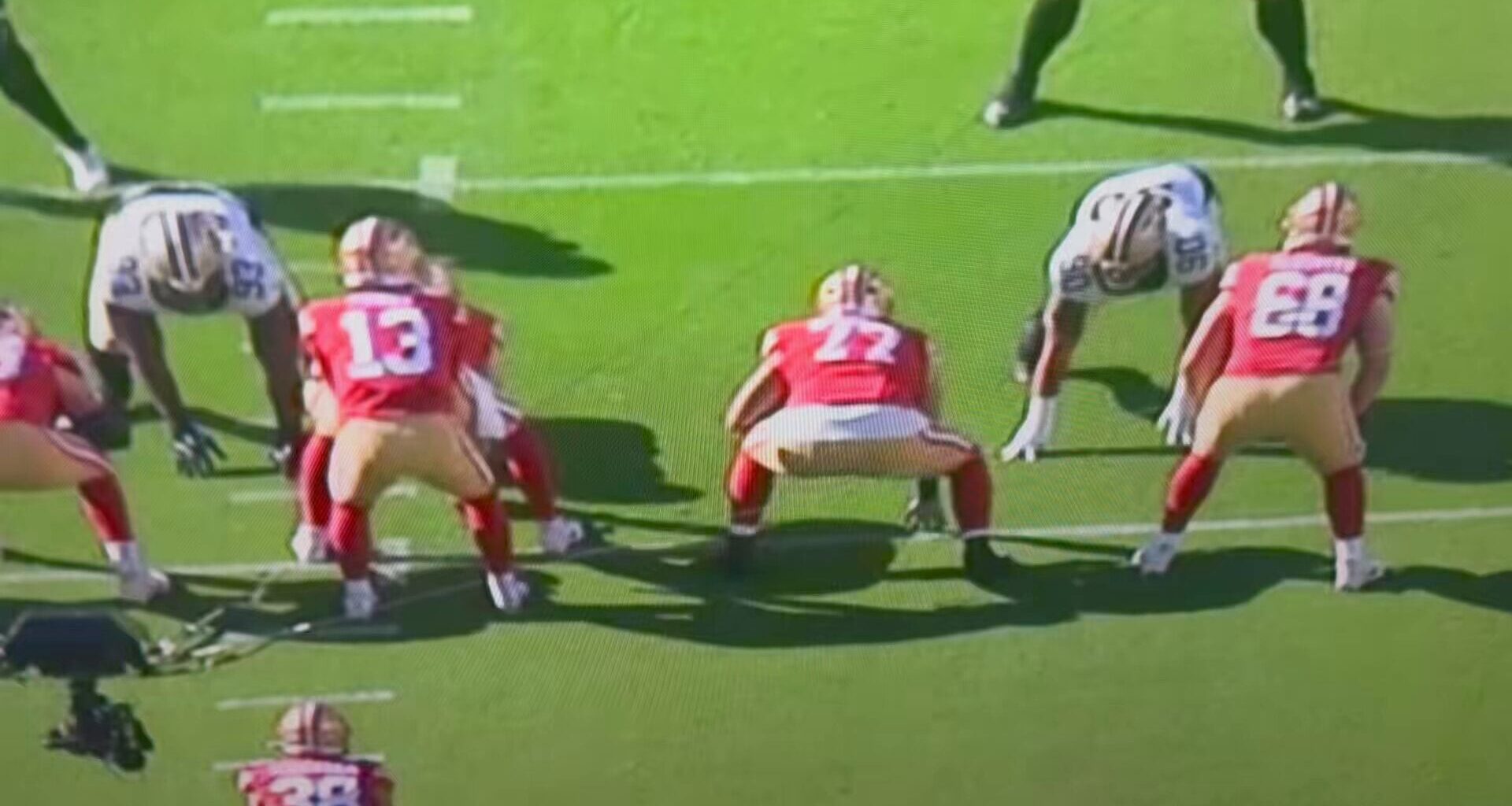 Brian Baldinger [@BaldyNFL] @49ers @air_puni sure as heck doesn’t look like a 3rd round selection. He looks like a starting OG on day 1 v the @nyjets to me. Get him as much PT before game 1. #BaldysBreakdowns