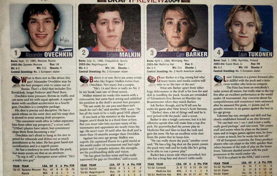 THN's 2004 NHL Draft Preview