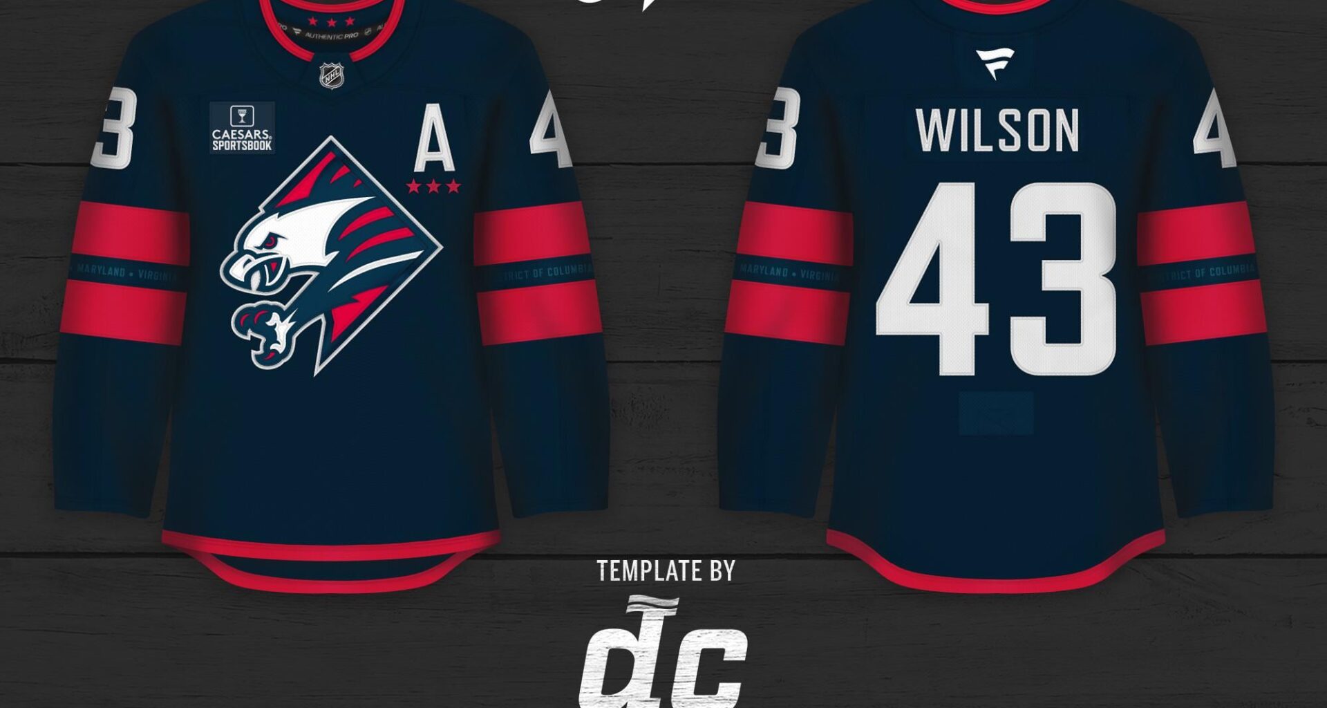 Modern Screaming Eagle Alternate Jersey Concept