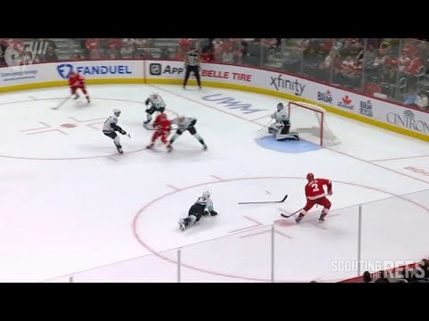 Did this clowning cost the Wings that 1 point to get to the playoffs?