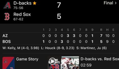 Whoever’s running the mlb app is drunk