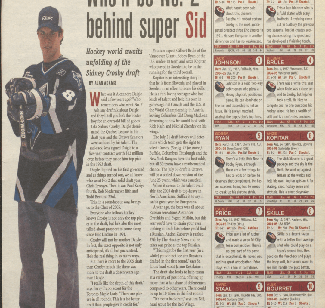 THN 2005 Draft Preview