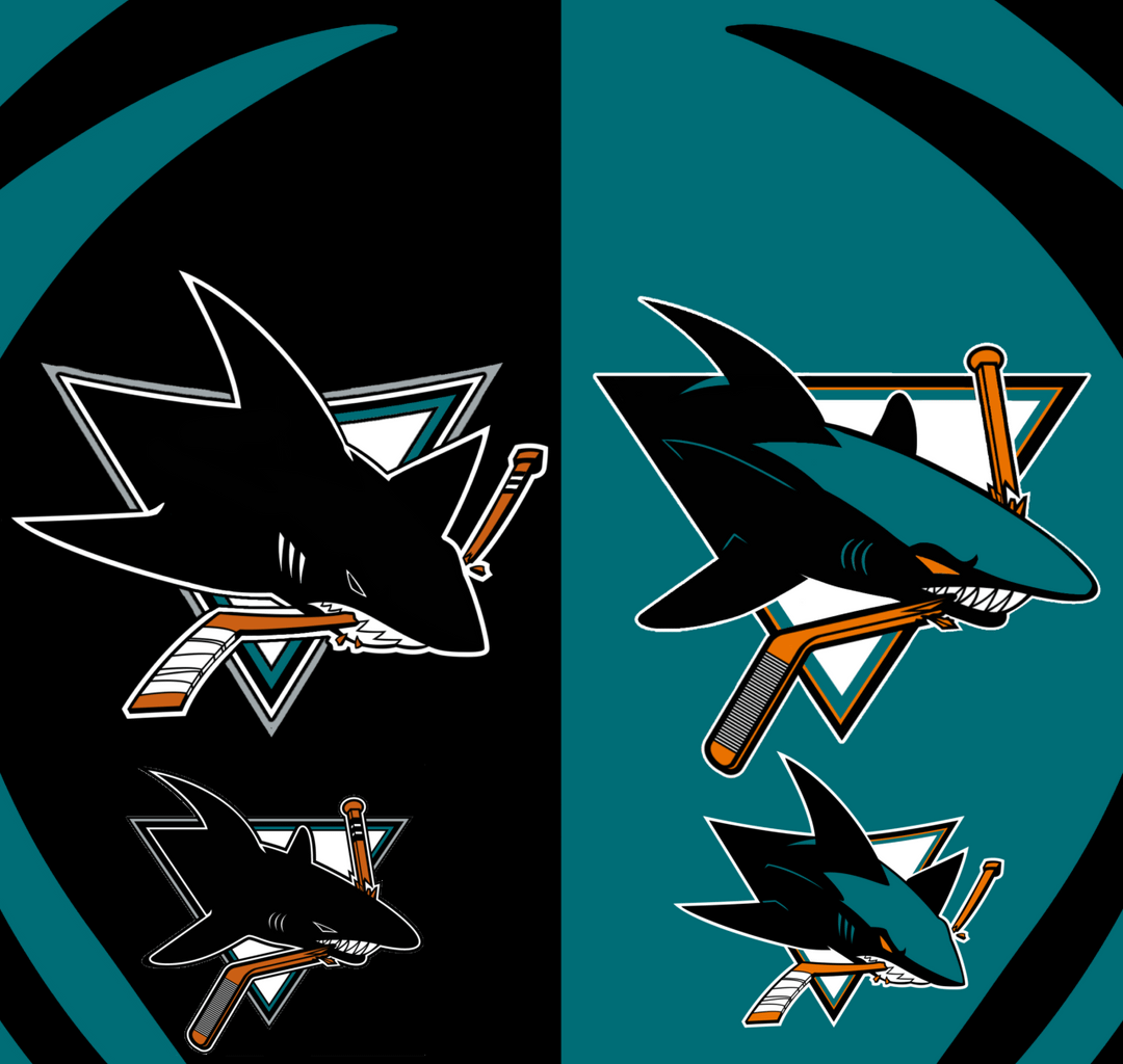 I decided to swap the retro and modern Sharks logos for fun!