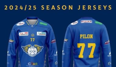 The Fife Flyers (🏴󠁧󠁢󠁳󠁣󠁴󠁿) have revealed their jerseys for the 2024/25 EIHL season!