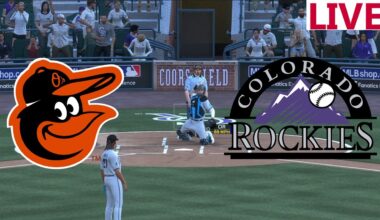 🔴LIVE MLB🔴 Baltimore Orioles VS Colorado Rockies/ August 31 / /MLB THE SHOW 2024