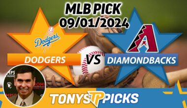 LA Dodgers vs. Arizona Diamondbacks Pick 9/1/24 MLB Predictions