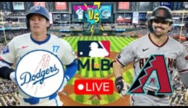 EN VIVO: LOS ANGELES DODGERS VS ARIZONA DIAMONDBACKS | DODGERS EN VIVO HOY | MLB LIVE | PLAY BY PLAY
