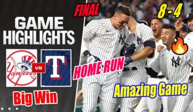 New York Yankees vs Texas Rangers FULL GAME HIGHLIGHTS September 02, 2024 | Rocking Yankees Big Win