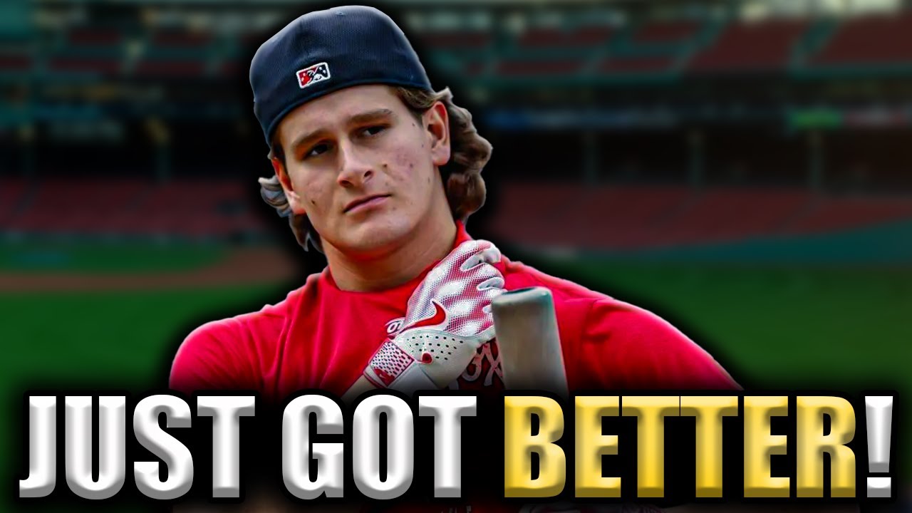 TOP Red Sox PROSPECT Just GOT BETTER!! Roman Anthony Interview!!