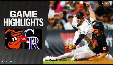 Orioles vs. Rockies full game highlights 8/31/24 #baseball