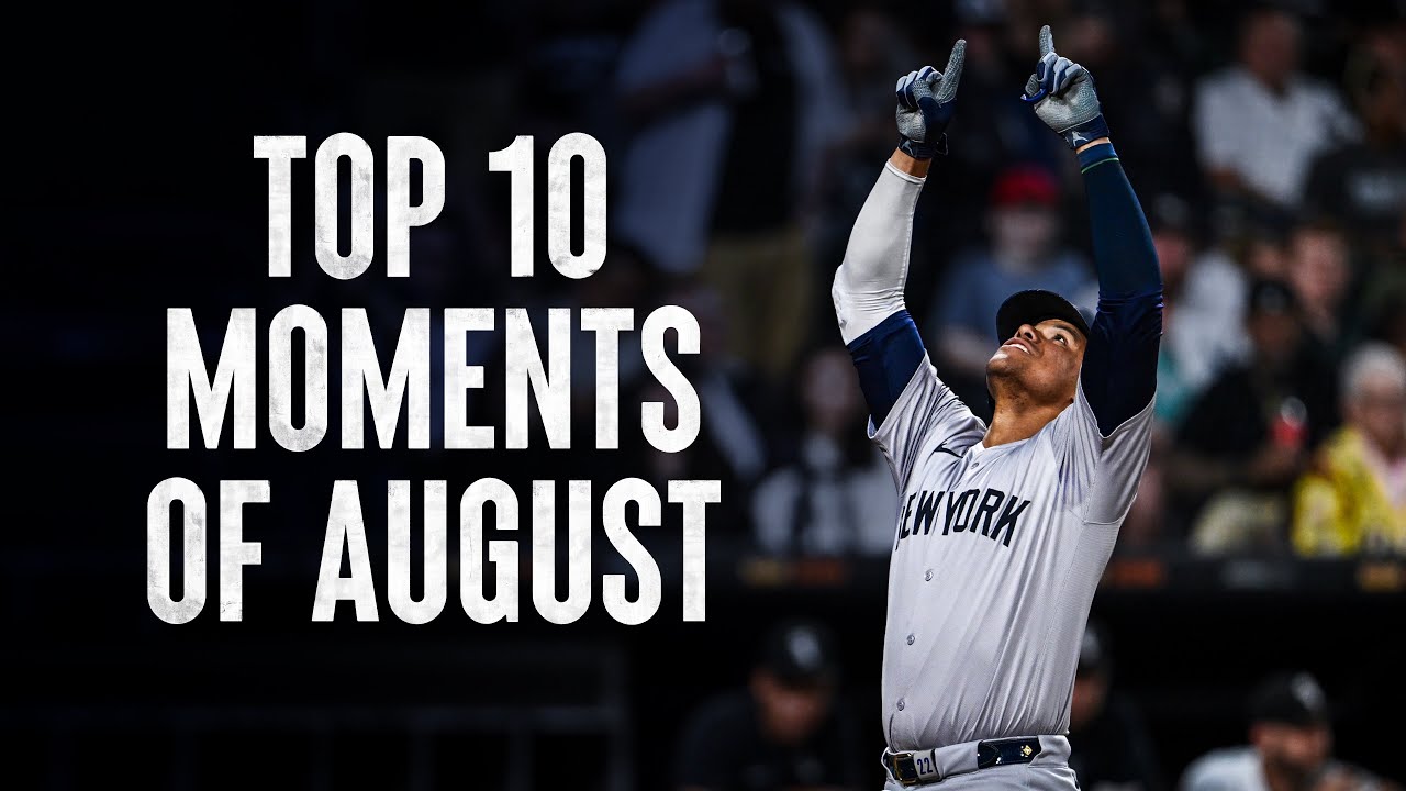 Top 10 Moments of August 2024 | New York Yankees | Presented by T-Mobile