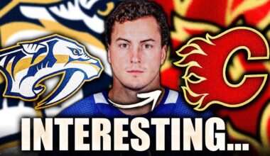 THE CALGARY FLAMES MAKE A VERY INTERESTING MOVE… SIGN TYSON BARRIE TO A PTO
