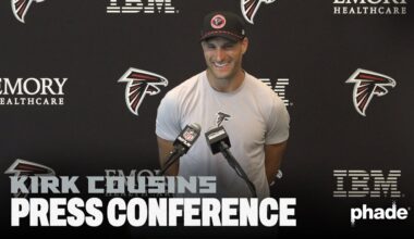 Kirk Cousins on team's potential & anticipation for Week 1 | Press Conference | Atlanta Falcons